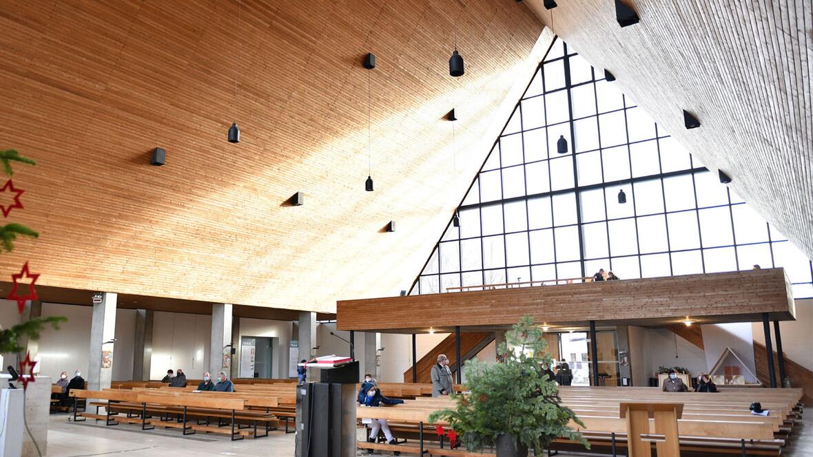 Das Kircheninnere von Alt-St. Martin (Foto: Julian Schmidt / pba)