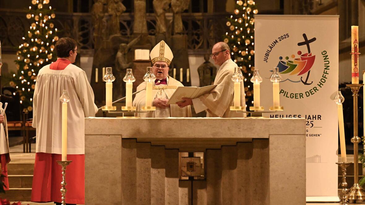 Am Silvestertag endete nicht nur das bürgerliche Jahr sondern auch das Heilige Jahr. (Fotos: Leander Stork / pba)
