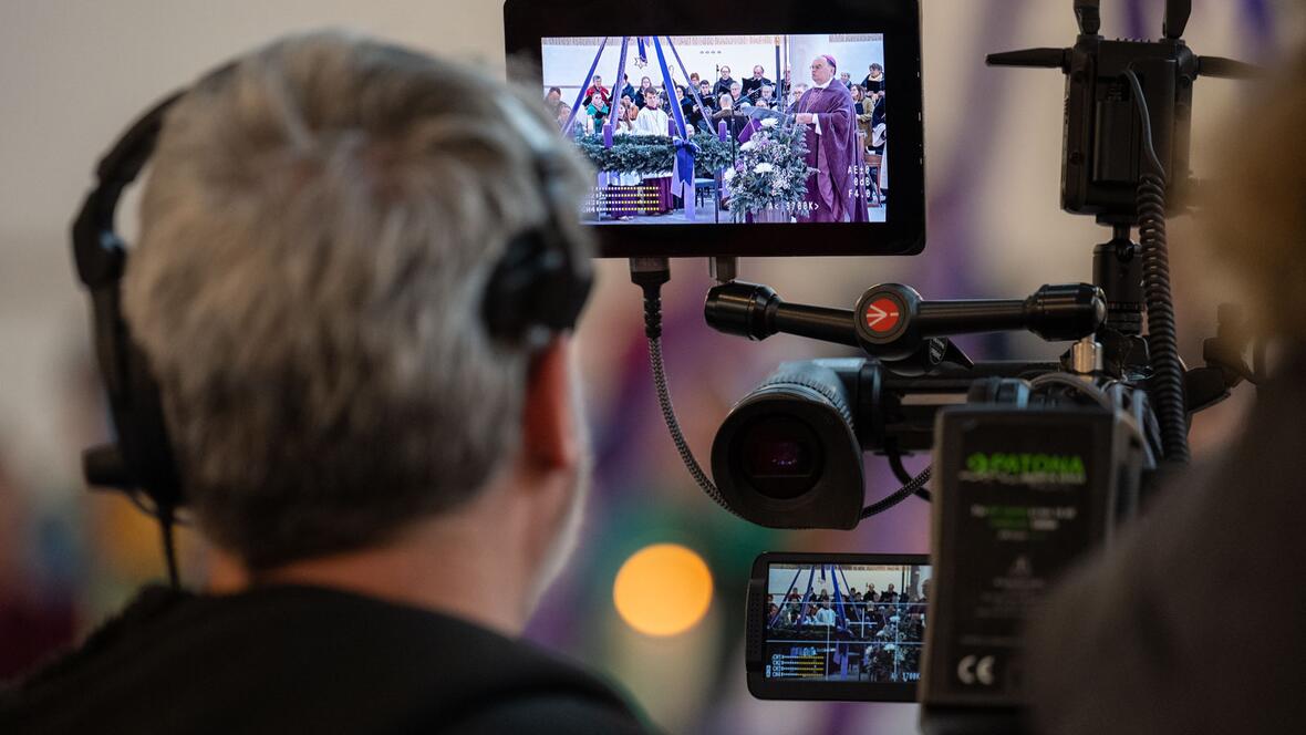 Der Gottesdienst wurde live auf Domradio.de übertragen.