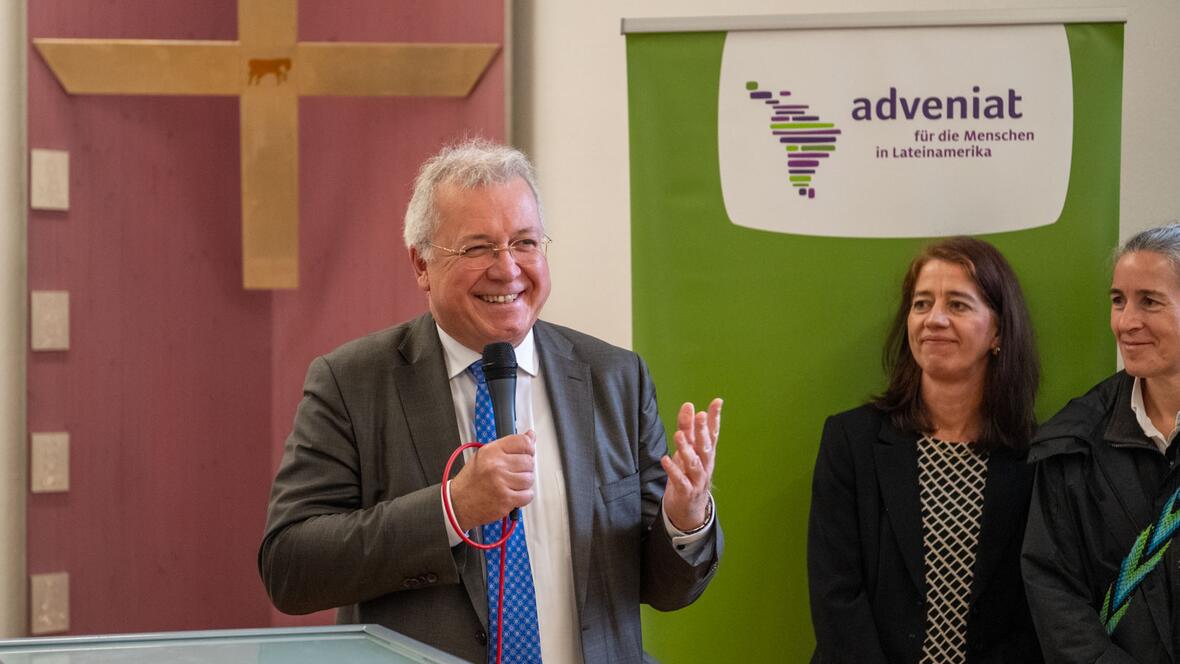 Der Europaabgeordnete Markus Ferber betonte die große Not in Lateinamerika und die Bedeutung, die der Kontinent auch für Europa habe.