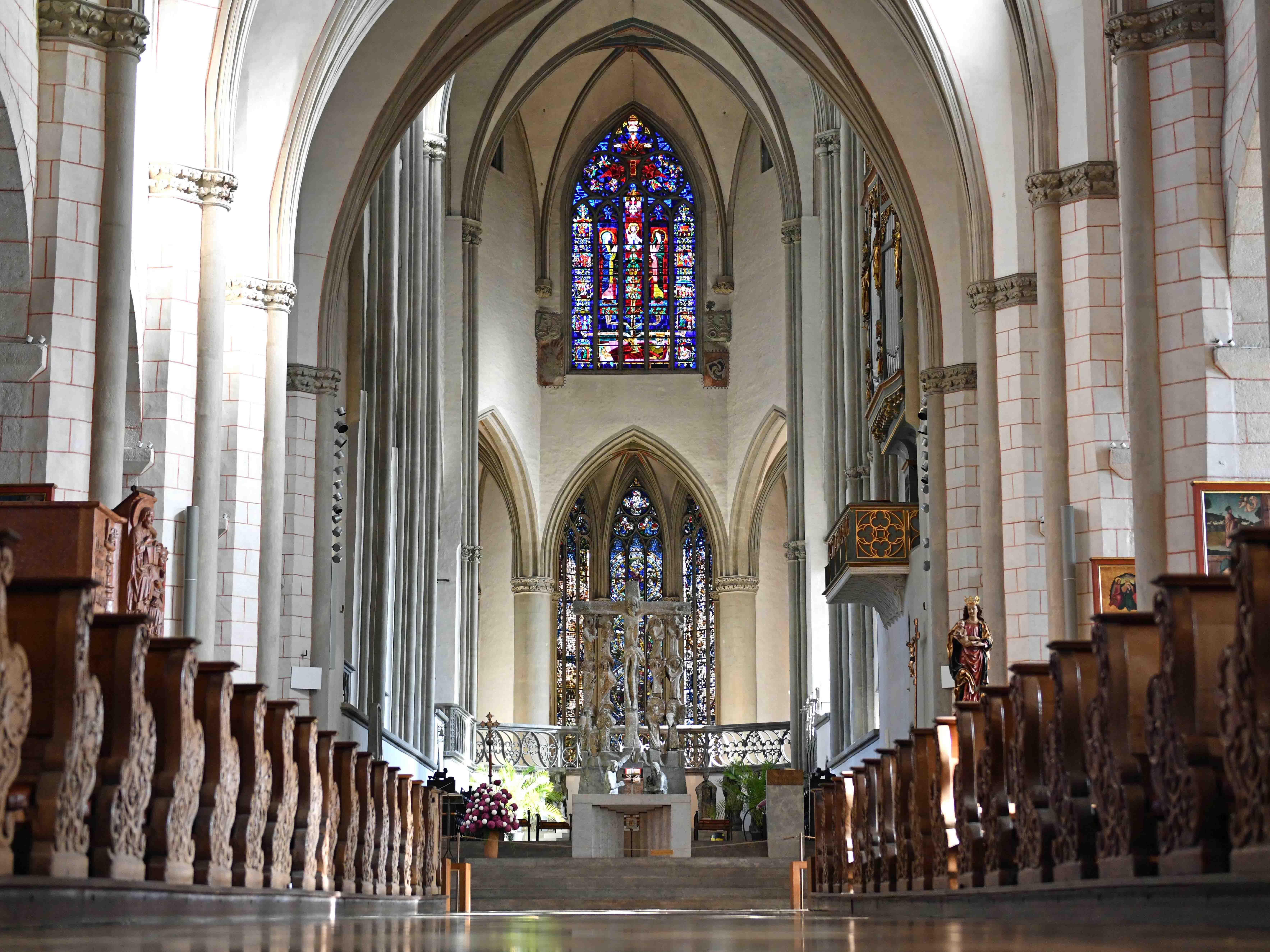 Innenaufnahme des Augsburger Doms. (Foto: Nicolas Schnall / pba)