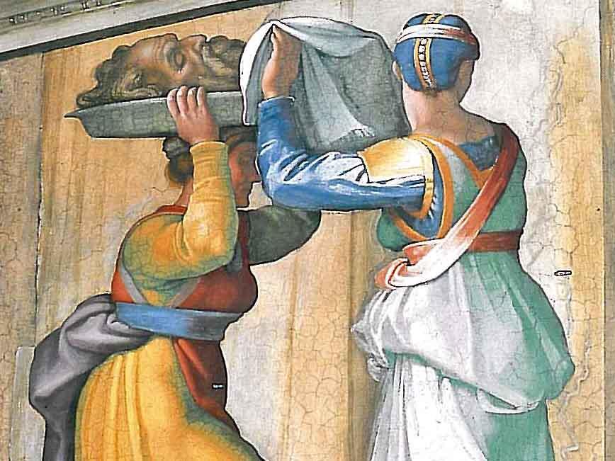Judit und Holofernes in der Sixtina (Foto: wikimedia).