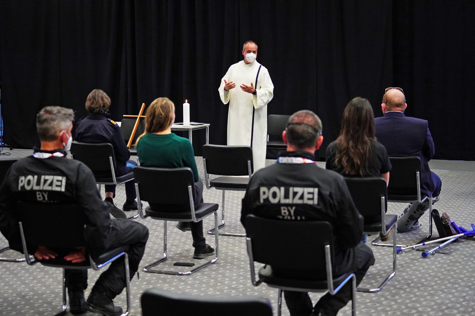 Ski-WM in Oberstdorf_Andacht Polizeiseelsorge (Foto Pressestelle Polizeipräsidium Schwaben Süd_West)