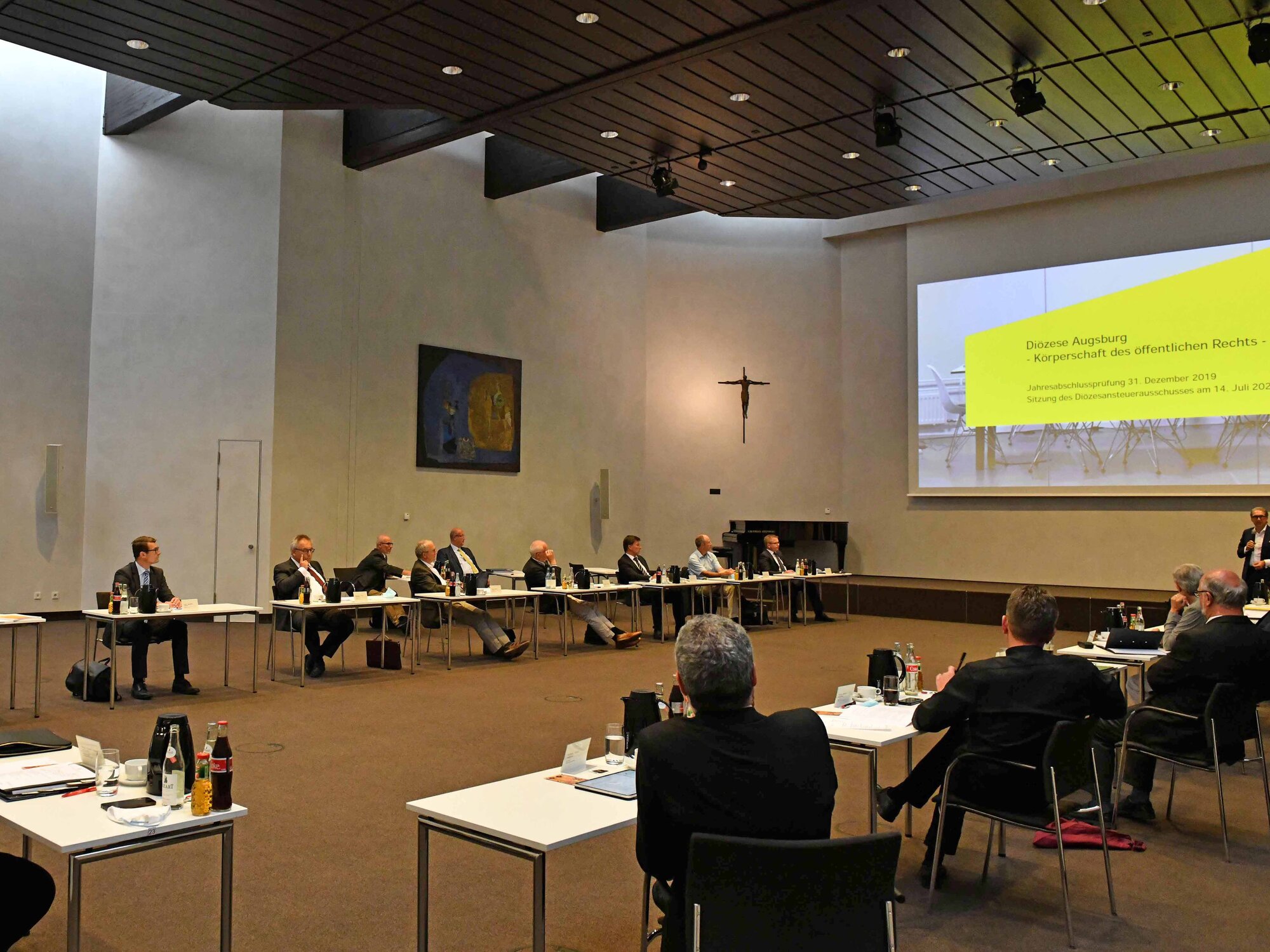 Der Diözesansteuerausschuss verabschiedete den Jahresabschluss bei seiner Tagung am 14. Juli (Foto: Daniel Jäckel / pba)