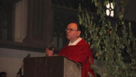 Domkapitular Prälat Dr. Bertram Meier predigte in der Heiligen Messe am Hochfest Peter und Paul.