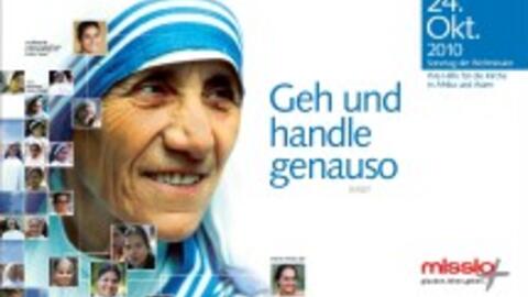 Das Plakat von Missio zum Weltmissionsmonat 2010. Bild: missio