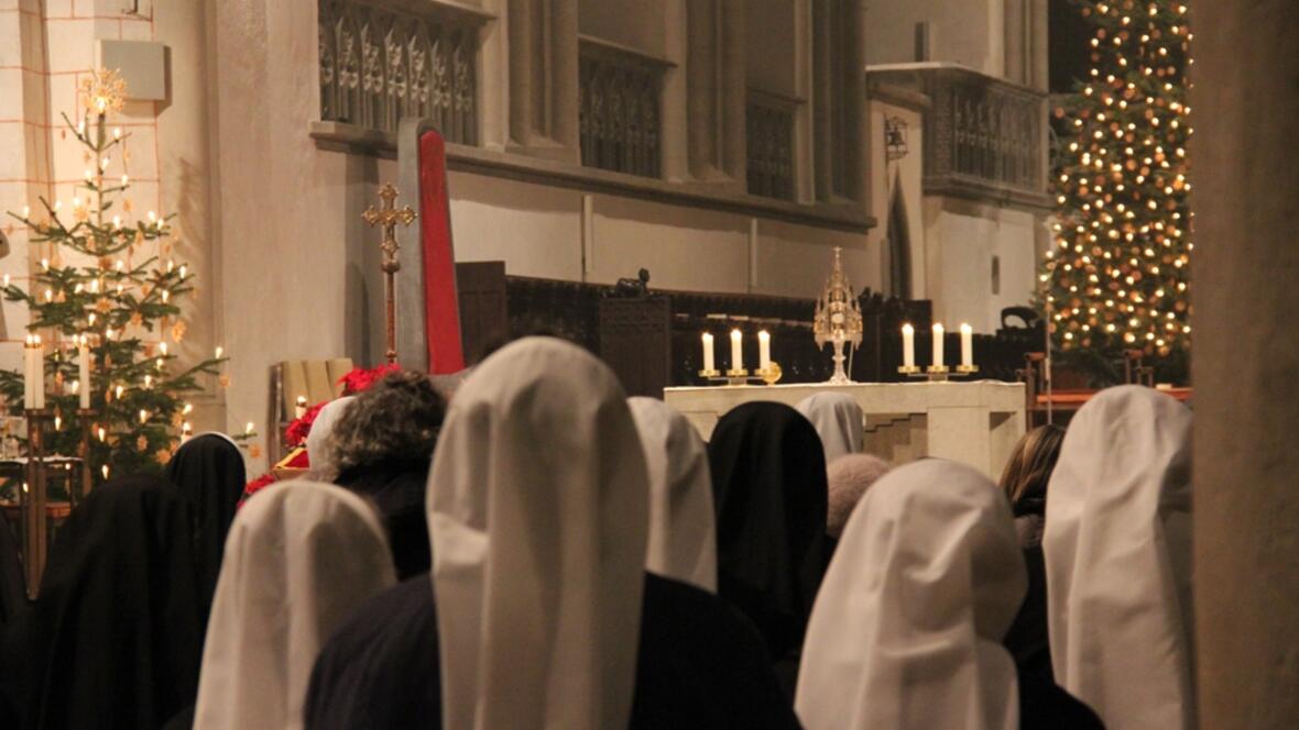 Viele Gläubige kamen in den Dom und beteten um geistliche Berufungen und in den Anliegen der Diözese Augsburg. 