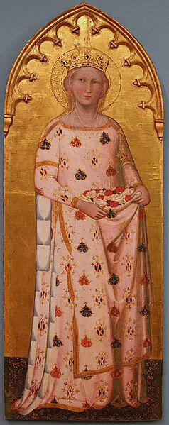 Die "Heilige Elisabeth" von Pietro Nelli (1375-1419). Quelle: Wikimedia Commons. 