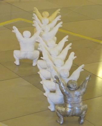 Installation "Sumo-Ringer" von Christian Richter (Foto: SKM)