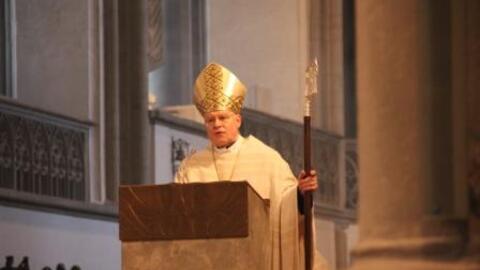 Bischof Zdarsa predigte im Pontifikalamt zu Gründonnerstag.