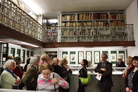 Mitglieder, Förderer und Freunde des SkF besuchten Staats- und Stadtbibliothek Augsburg . Foto: SkF.