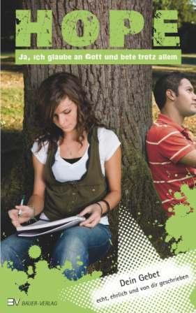 Buchcover des neuen Gebetbuchs für junge Menschen