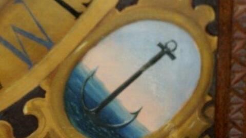 Der Anker auf festem Grund steht für Standhaftigkeit im Glauben.