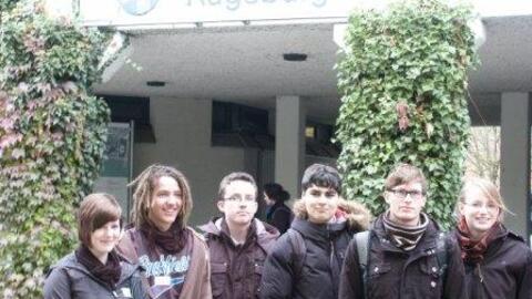 Diese Jugendlichen informierten sich über das Theologiestudium. 