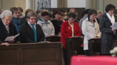 150 Pfarrhausfrauen aus dem Bistum Augsburg feierten ihr Jubiläum am 18. Oktober 2010 in Augsburg.