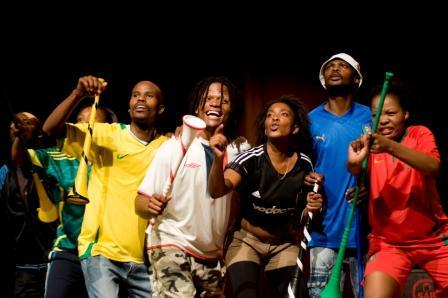 Jugendtheater AUYOBA2010 gegen Gewalt in Südafrika ist bis 29. April in Weilheim zu Gast. Bild: missio/Thomas Klinger.