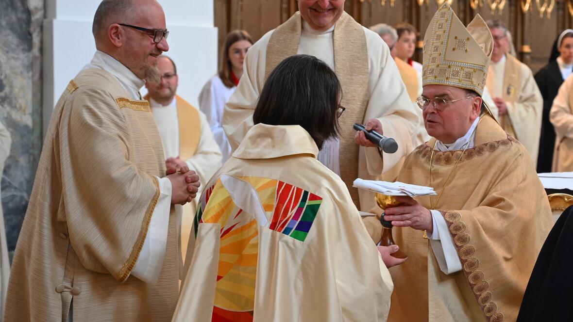 Feier der Priesterweihe im Kloster Roggenburg (Fotos: Leander Stork / pba)