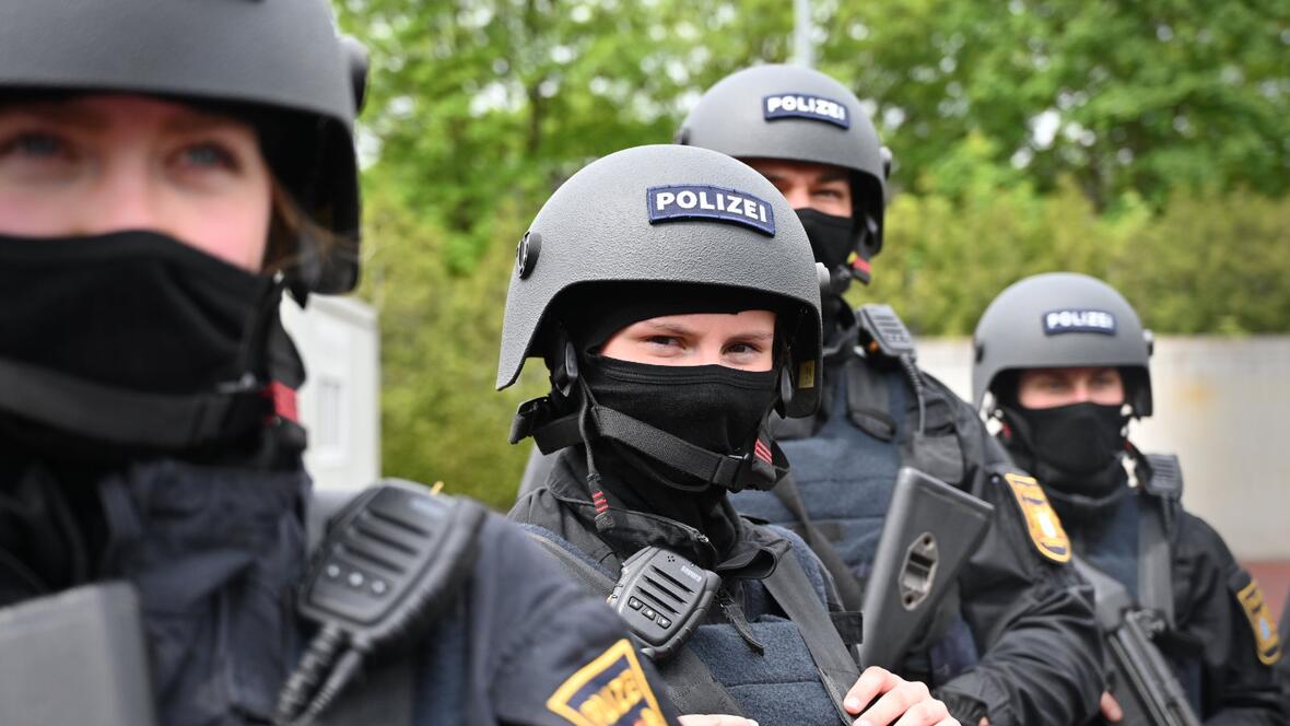 In einer Übung simulierten die Beamtinnen und Beamten den Einsatz während eines Amoklaufs.