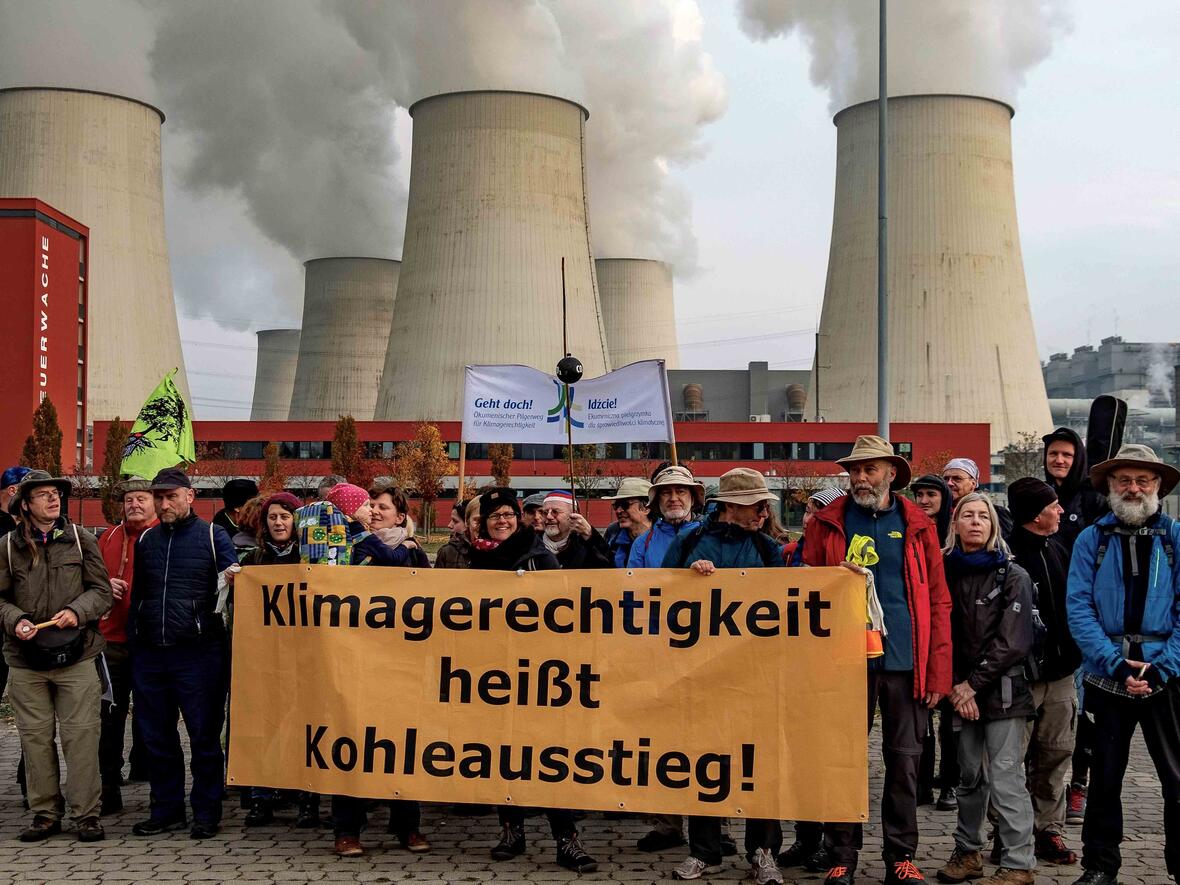 Dutzende Pilgerinnen und Pilger engagieren sich seit vielen Jahren für mehr Klimagerechtigkeit. (Foto: Christian Seidel)