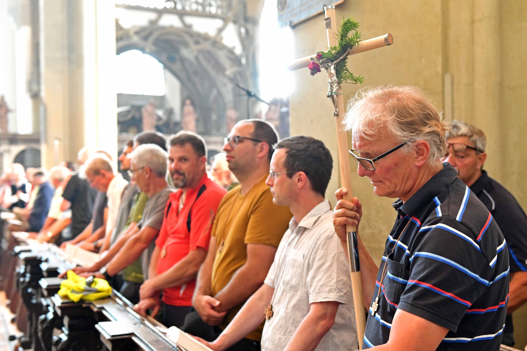 Männerwallfahrt bei der Ulrichswoche 2023 (Foto Nicolas Schnall pba) 5