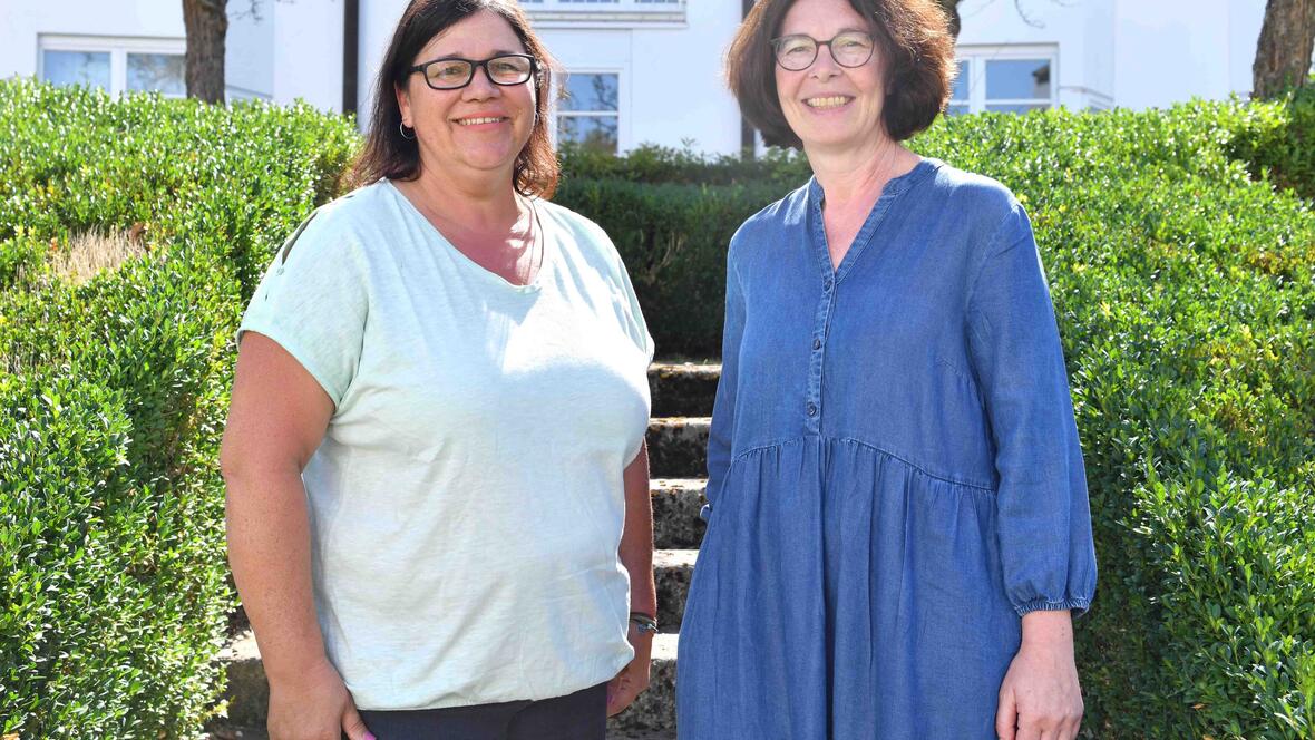 Die beiden Pfarrreferentinnen Andrea Schmidberger und Brigitte Röhricht starten in die Ausbildung.