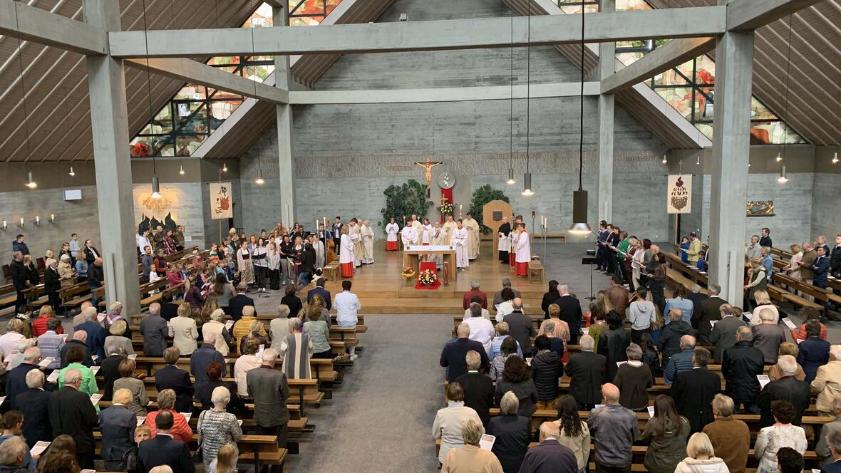 Die engagierte und lebendige Gemeinde Heilig Geist Mühlried feiert das 50.Jubiläum ihrer Kirche. Fotos: Viktoria Zäch (pba)