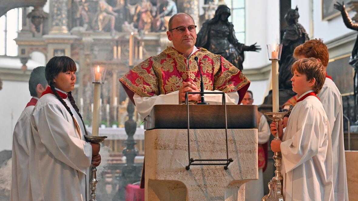 Der zentrale Satz aus dem Tagesevangelium: "Du bist mein geliebter Sohn."