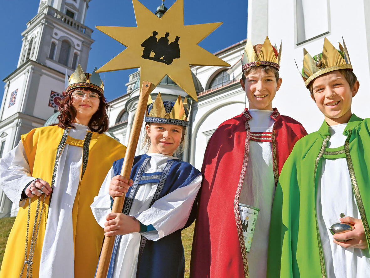 Für die bundesweite Eröffnung der 66. Aktion Dreikönigssingen am 29. Dezember in Kempten ist die Anmeldung ab 31. Oktober möglich. (Foto: Nicolas Schnall / pba)