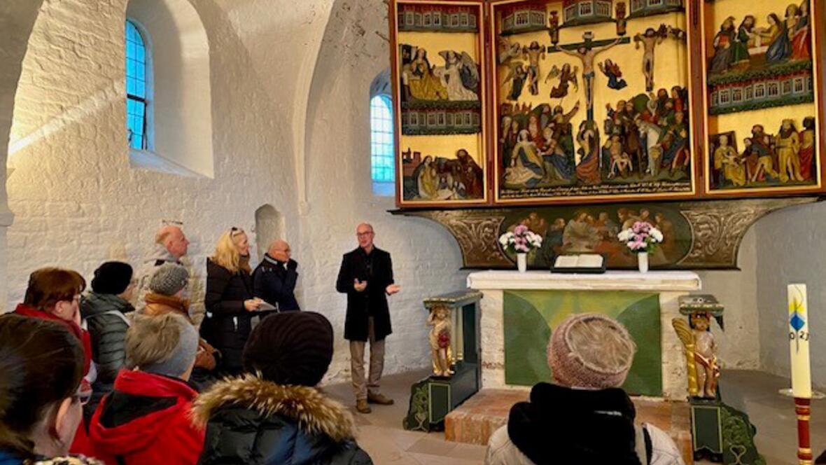 Die Kirche St. Peter in St. Peter-Ording.
