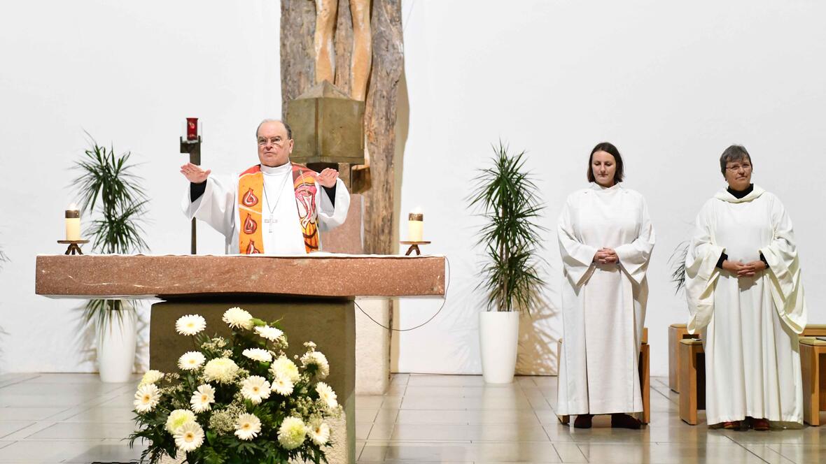 Auf ihr 50-jähriges Wirken im Bistum Augsburg haben an diesem Freitag rund 130 Pastoralreferentinnen und Pastoralreferenten zurückgeblickt. (Fotos: Maria Rösch / pba)