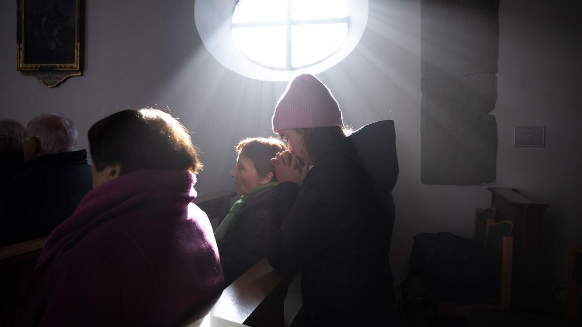 Bischof Bertram rief dazu auf, wie die hl. Adelgundis der Stimme Gottes im eigenen Leben nachzuhören (Foto: Julian Schmidt / pba)