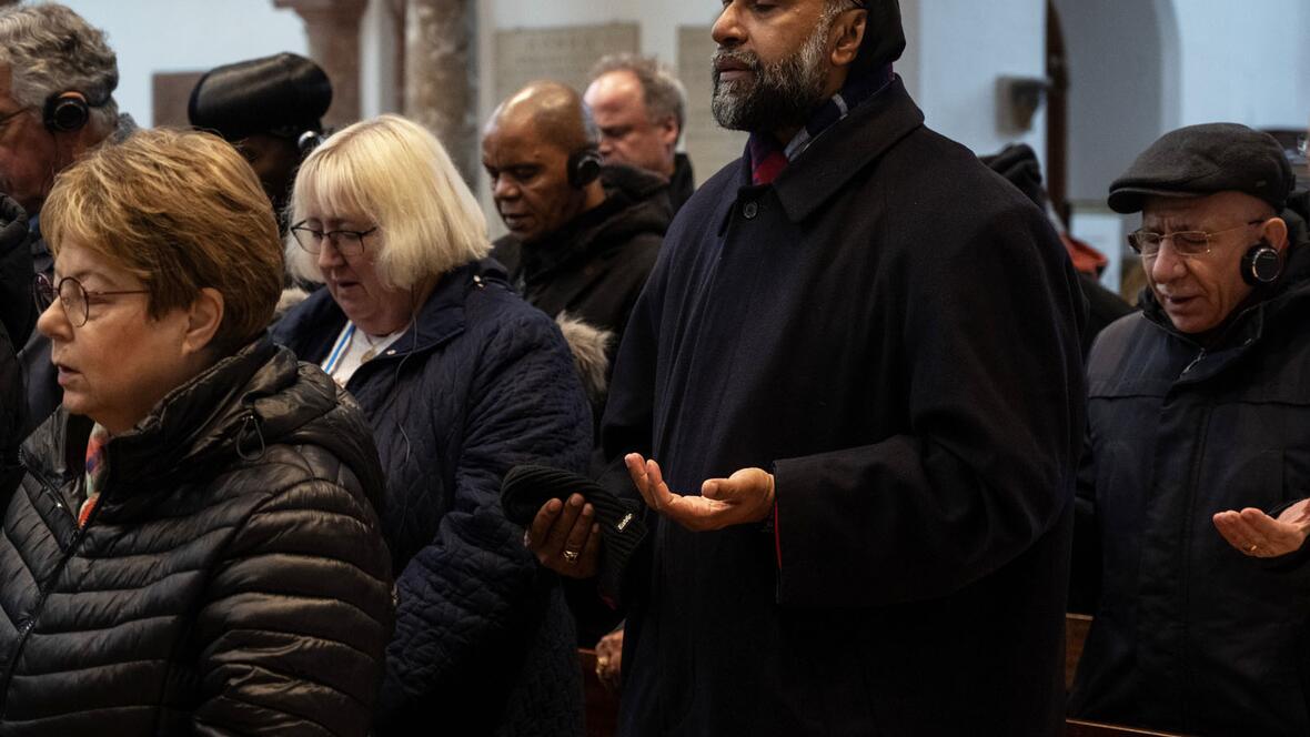 Ökumenisches Gebet der Fokolar-Bewegung in der Augsburger Annakirche (Fotos: Julian Schmidt / pba)