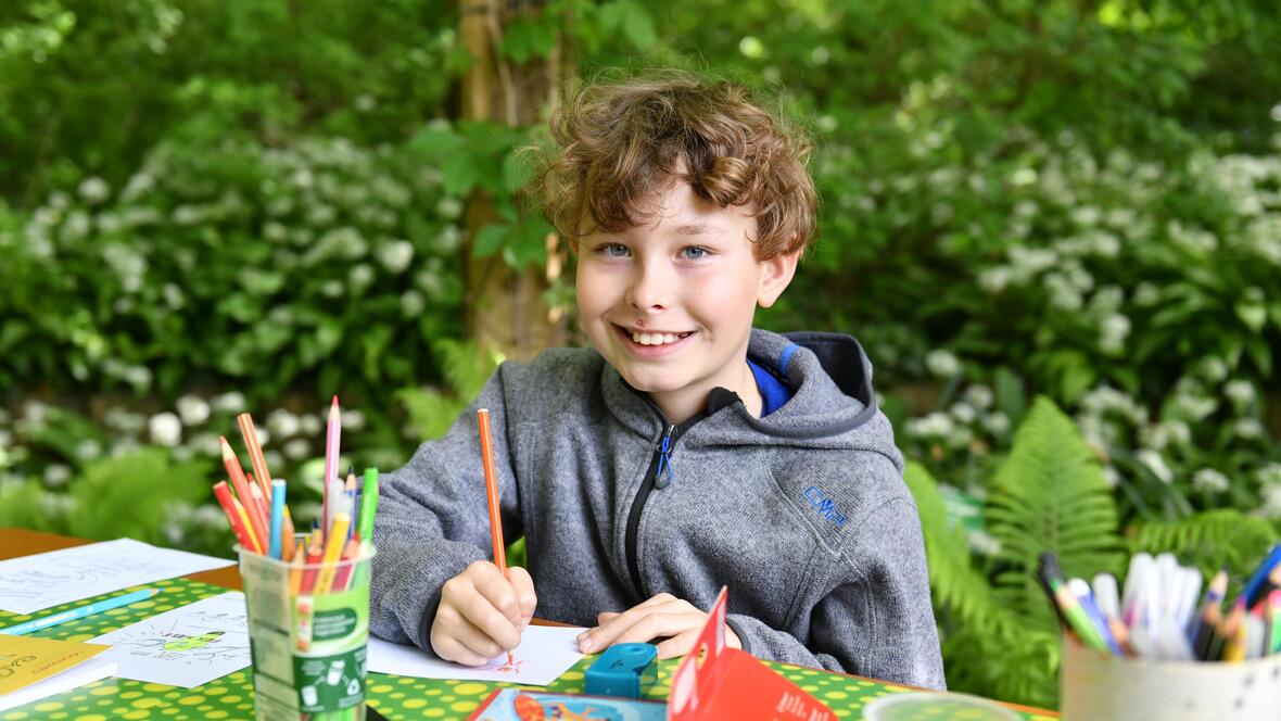 Zum Malen und Basteln bestand an diesem Tag jede Menge Gelegenheit. (Foto: Maria Rösch / pba)