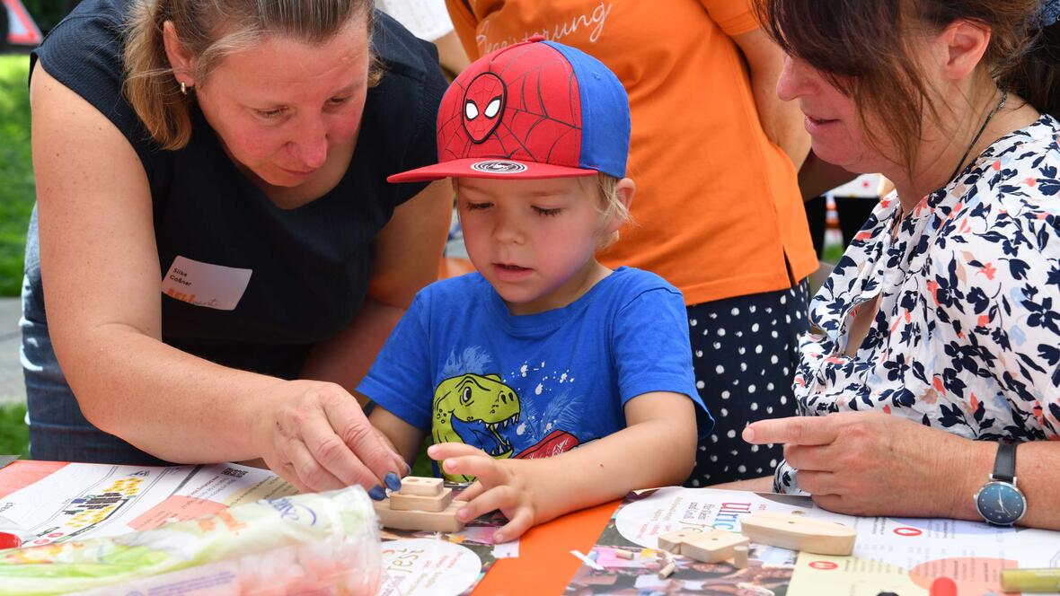 Bei zahlreichen Workshops konnten sich die Kinder kreativ ausleben.