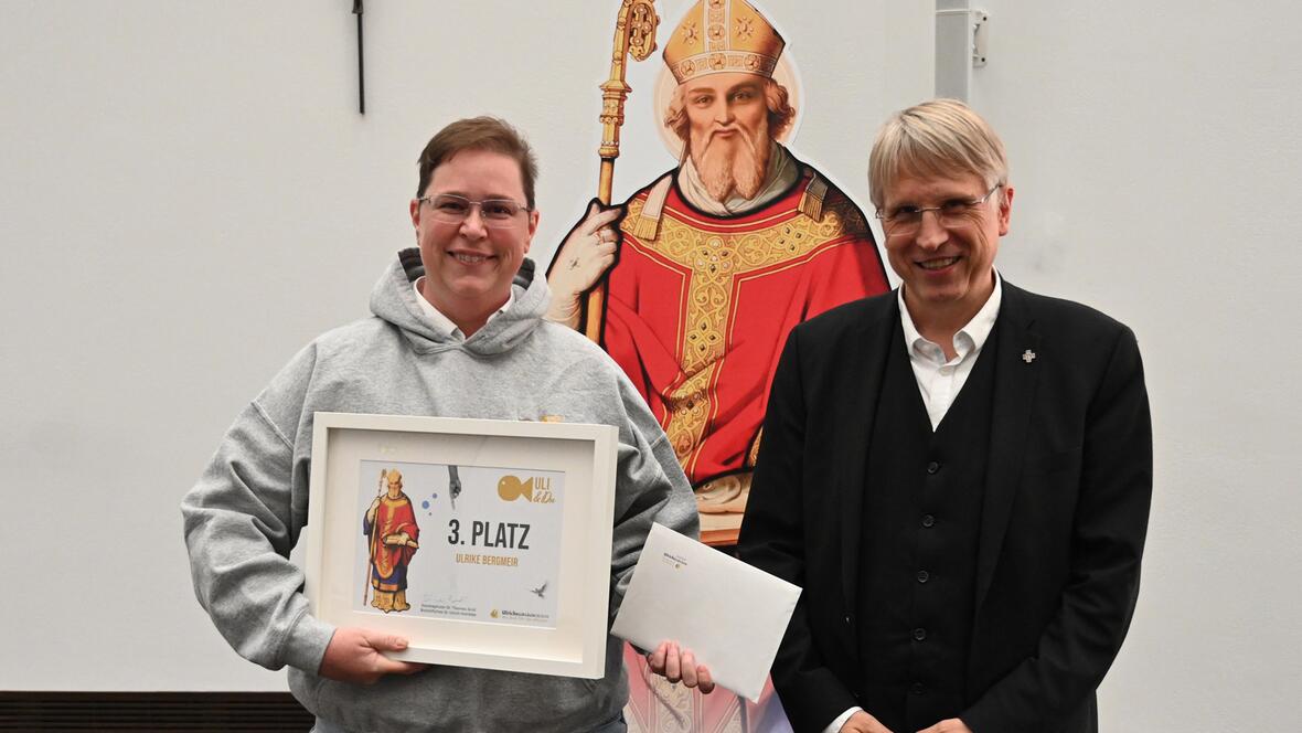 Ulrike “Uli” Bergmeir aus der Oberpfalz beweist, dass der Heilige Ulrich auch über die Grenzen des Bistums Augsburg hinaus verbindet. 
