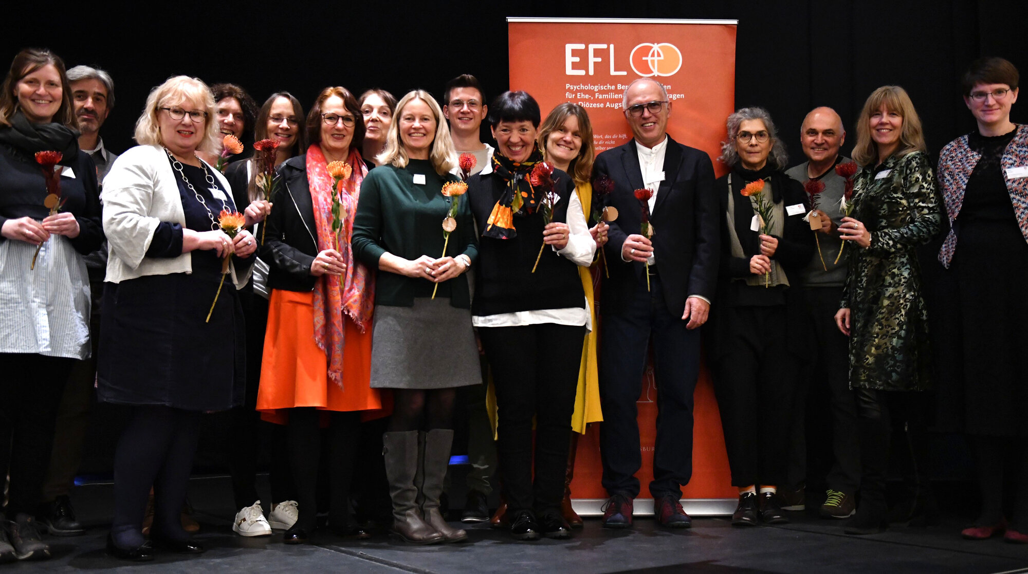 Eine Blume für die Beratungskräfte