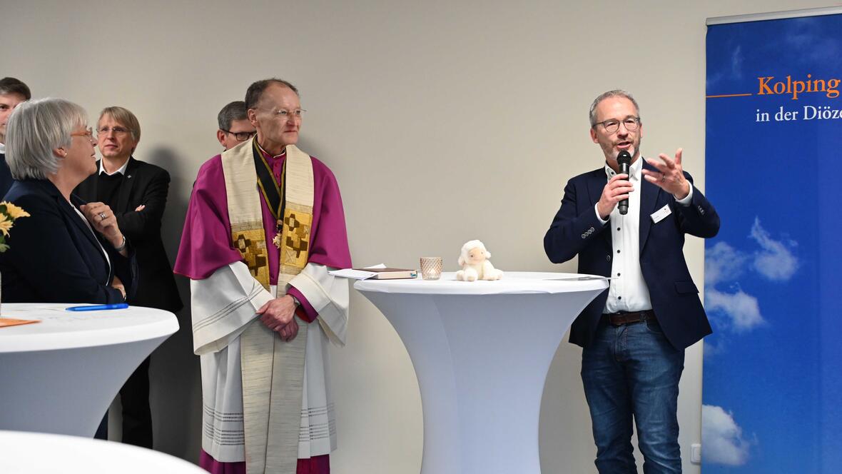 Der Geschäftsführer der Kolping-Stiftung, Heinrich Lang, dankte allen, die am Projekt beteiligt waren.
