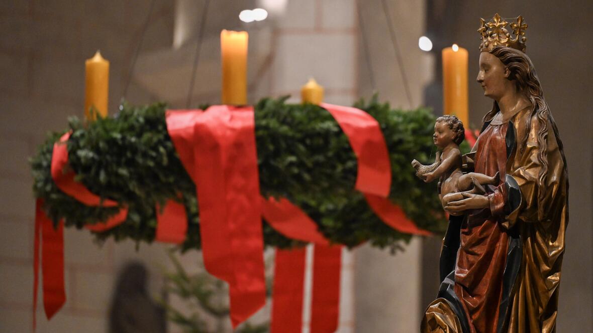 "Für Gott ist nichts unmöglich": Hochfest der Unbefleckten Empfängnis Mariens im Hohen Dom zu Augsburg (Fotos: Julian Schmidt / pba)