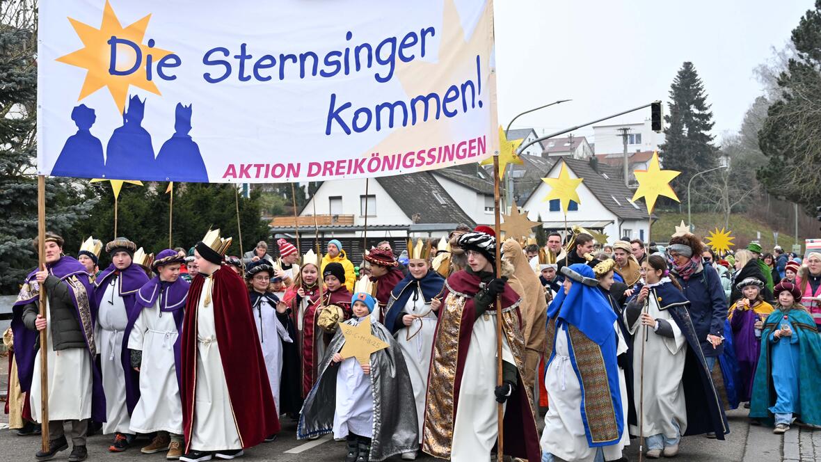 Heuer fand die diözesane Aussendungsfeier der Sternsinger in Burgau statt. (Fotos: Leander Stork / pba)