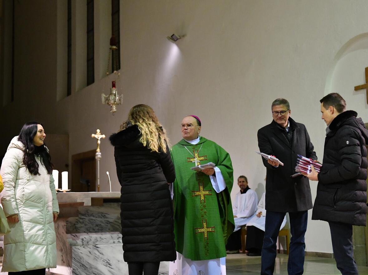 Beim Neujahrsempfang des Kita-Zentrums wurden auch Jubilare geehrt (Fotos: Maria Rösch / pba) 