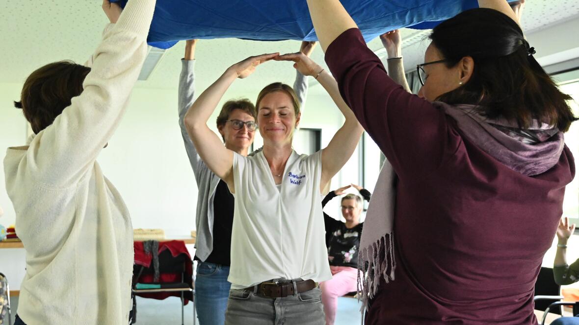 Jede Menge kreativer Ideen zur Gestaltung von Gottesdiensten konnten die Ehrenamtlichen an diesem Tag mitnehmen (Fotos: Maria Rösch / pba)