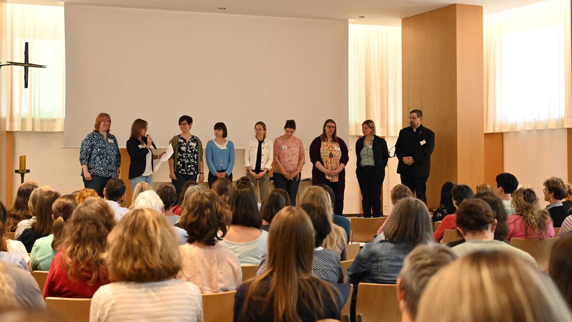 Das Organisationsteam bestand aus Mitarbeiterinnen und Mitarbeitern verschiedener Dienststellen im Seelsorgeamt. (Foto: Maria Rösch / pba)
