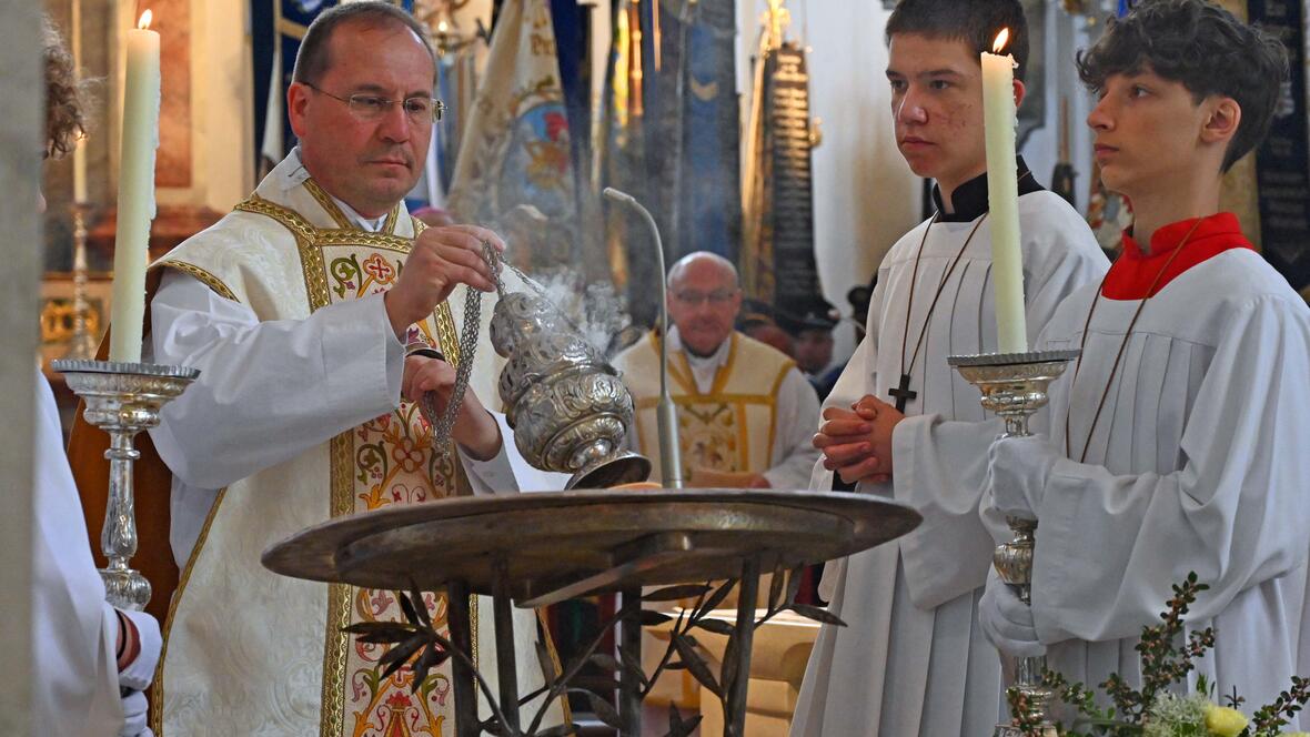 Militärpfarrer Jürgen Stahl aus Kaufbeuren verkündete das Evangelium. 