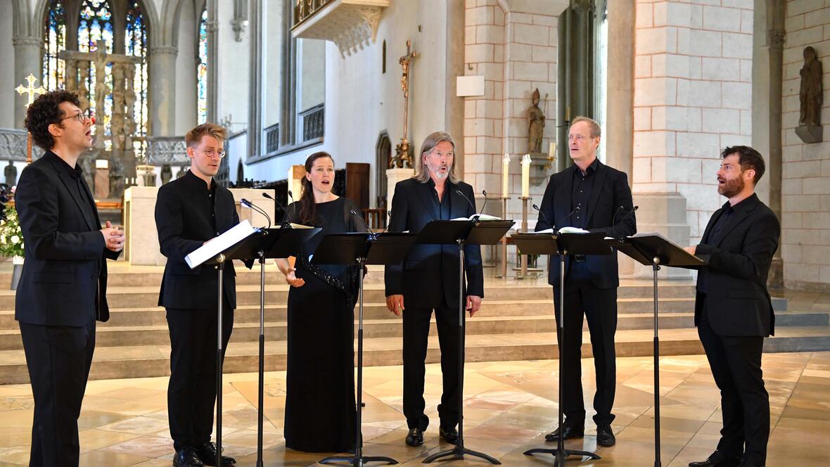 Das Ensemble AUXantiqua eröffnete die Palestrina-Nacht im Dom.