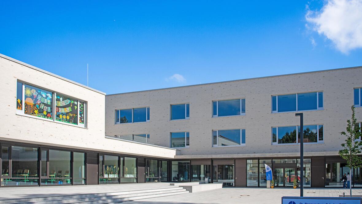 Der neue Bonaventura-Campus inmitten der Dillinger Altstadt (Fotos: Julian Schmidt / pba)