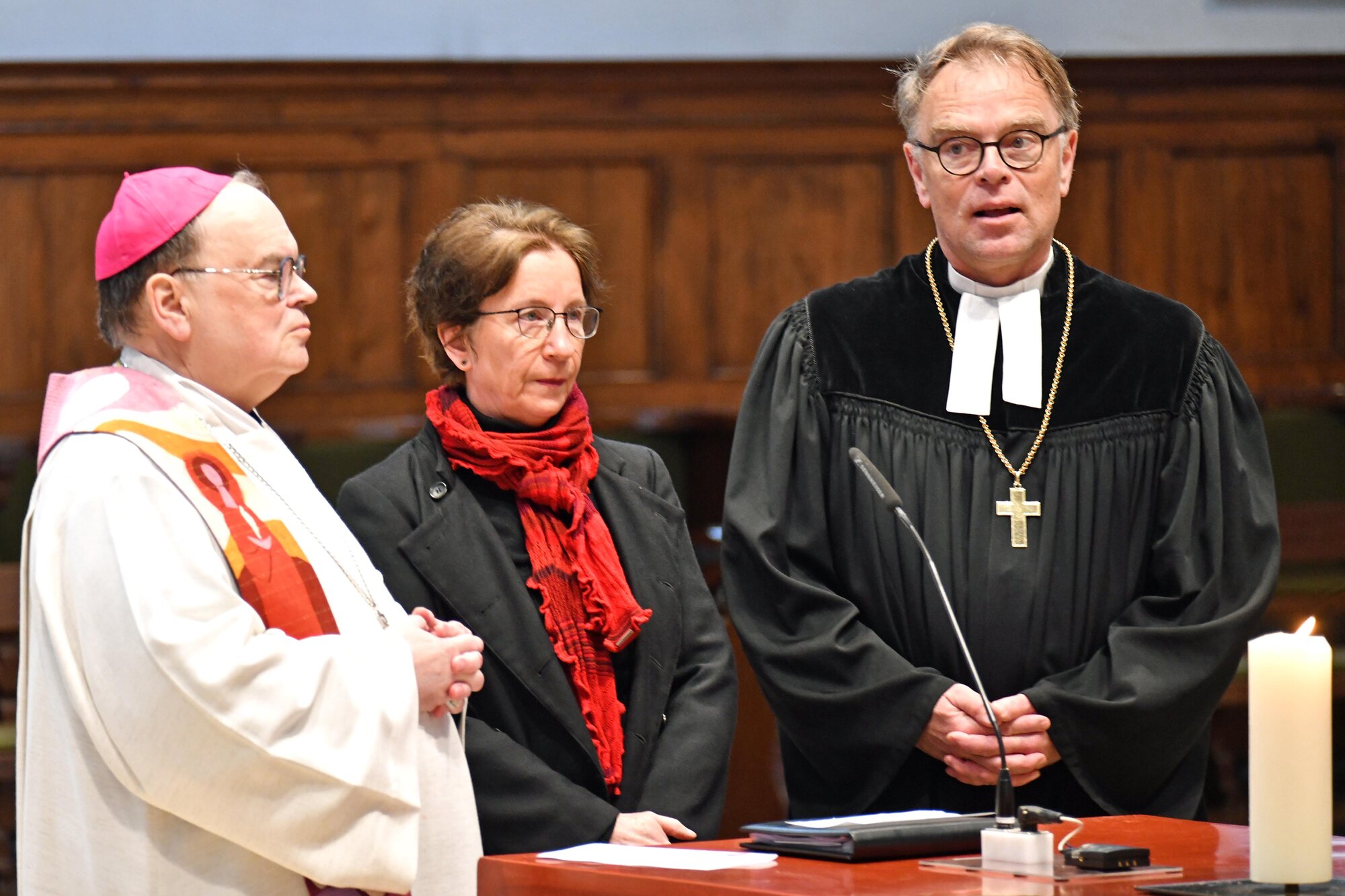 08_Gemeinschaftsfeier in evangelisch St. Anna im Rahmen der christlich-jüdischen Zusammenarbeit (Foto Nicolas Schnall pba)