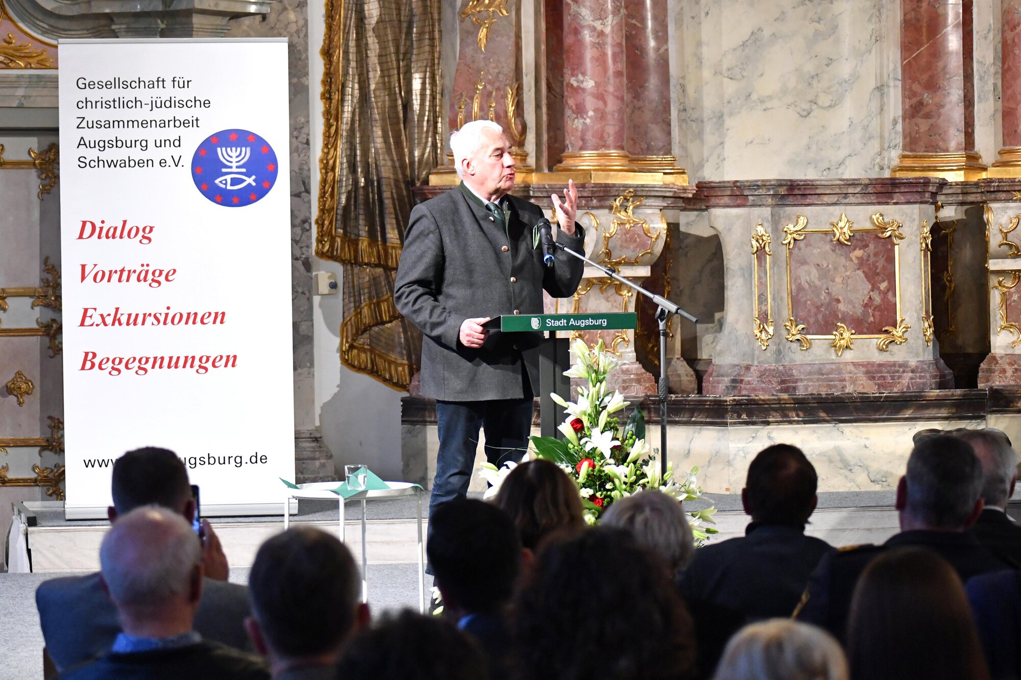 18_Festakt im Kleinen Goldenen Saal im Rahmen der christlich-jüdischen Zusammenarbeit (Foto Nicolas Schnall pba)