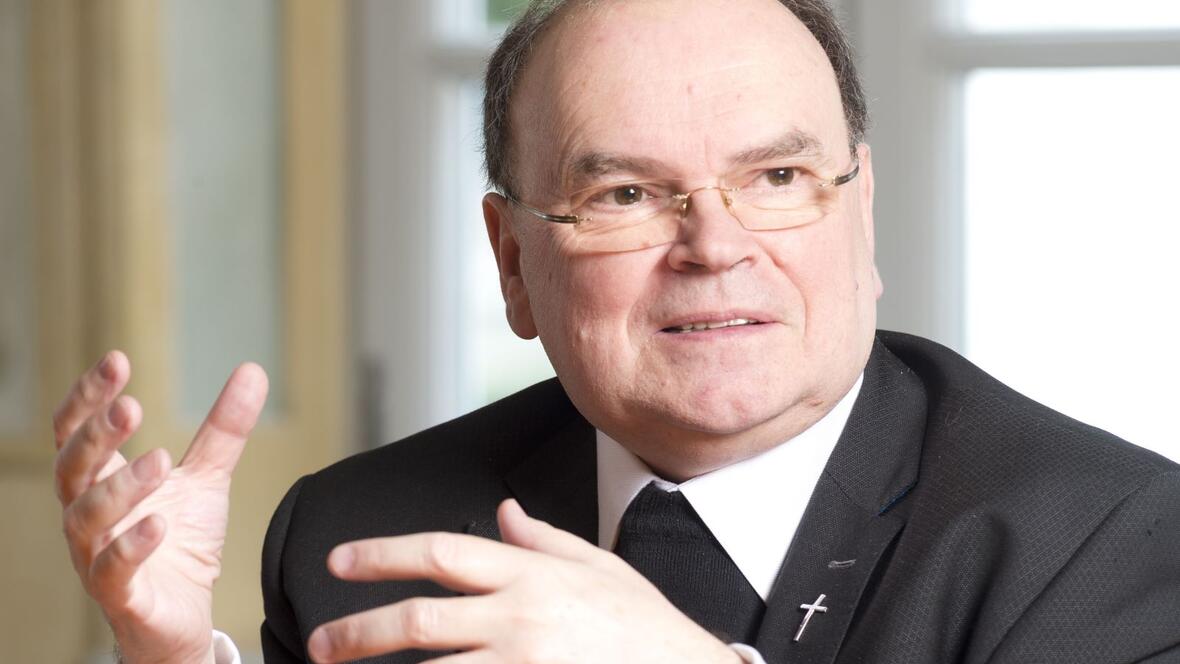 Bischof Bertram im Interview (Motivfoto: Bernd Müller / pba)