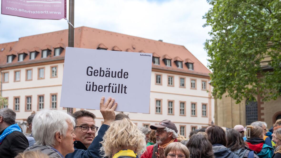 Überfüllte Gotteshäuser sind selten - doch nicht auf dem Katholikentag!