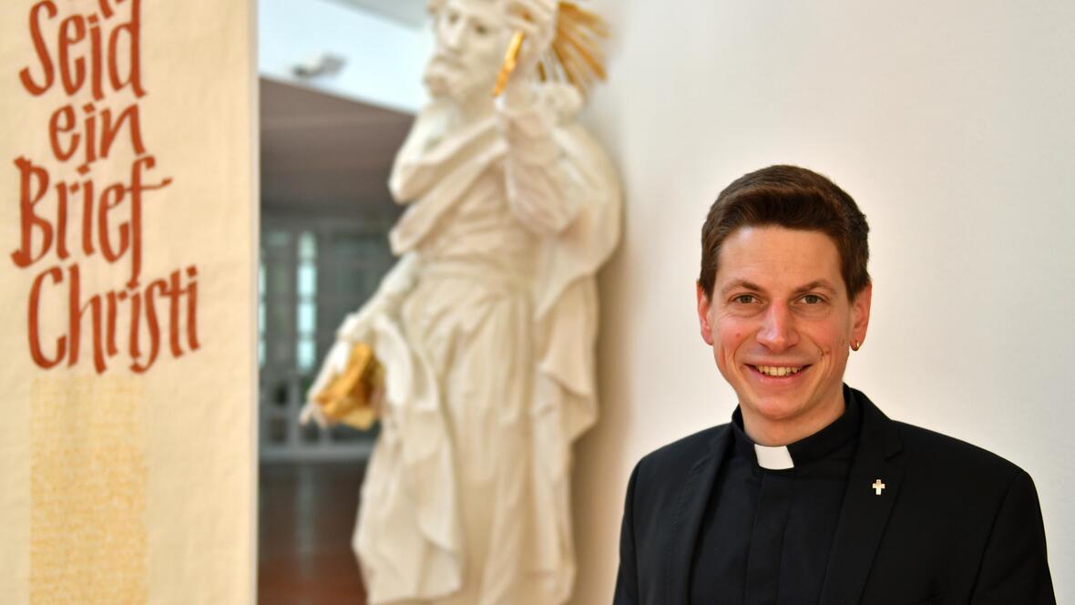 Diakon Markus Hegewald wird am 28. Juni zum Priester geweiht. (Foto: Nicolas Schnall / pba)